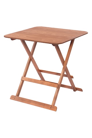 Modermo Ahşap Katlanır Masa 70x70 Ceviz