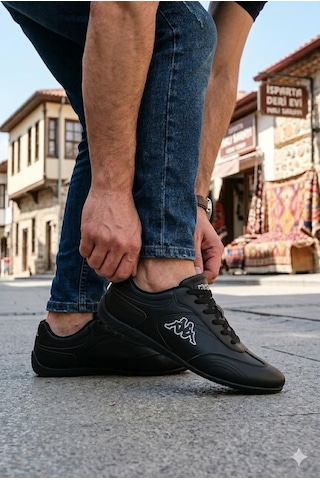 Kappa Kp-2081 Romana Rahat Erkek Spor Sneaker Ayakkabı Siyah