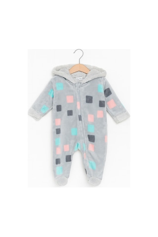 Cocopoco Kız Bebek Peluş Tulum Çok Renkli