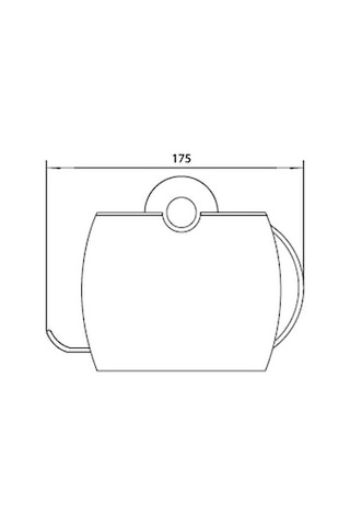 Csk Atlantis Kapaklı Tuvalet Kağıtlık - Antik