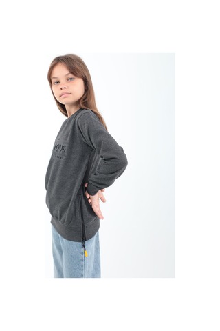 Slazenger DUNA IN Çocuk Koyu Gri Sweatshirt