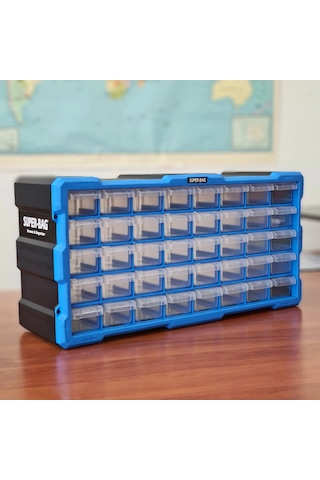 Super Bag Asr-6003 Yatay Mono Blok Çekmeceli Organizer 40'lı