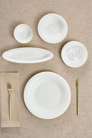 Karaca  Fine Pearl Fame 26 Parça 6 Kişilik Kahvaltı Takımı Gold