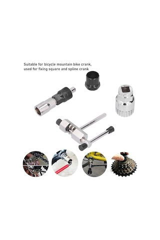Bisiklet Dişli Krank Zincir Sökme Takma Onarım Aracı Kiti 4 Adet Bisiklet Tamir Seti