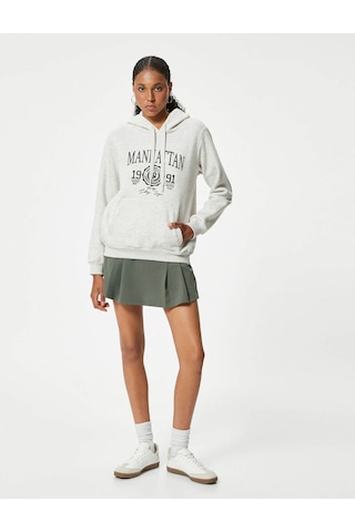 Koton Kadın Sweatshirt Bej 5wal10030ık 25ky59000060 Y59202
