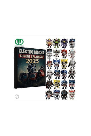 2025 New Transformers Advent Holiday Countdown Blind Box Christmas Tree Decoration Acrylic Pendant -cn