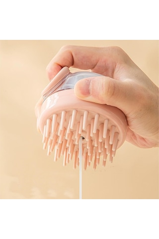 Nwn-93 Şampuan Hazneli Taraklı Saç Yıkama Şişesi - Kafa Masajı