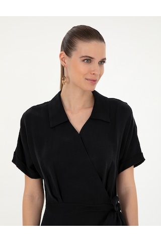 Pierre Cardin Kadın Siyah Elbise Dokuma 50283470-vr046 Siyah