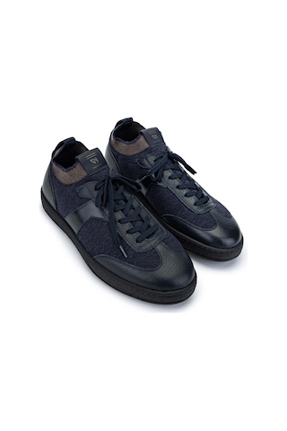 Giampiero Nicola Erkek Hakiki Deri Mavi Casual Ayakkabı 664 44516b Erk Ayk Sk24-25 Blu Mavi