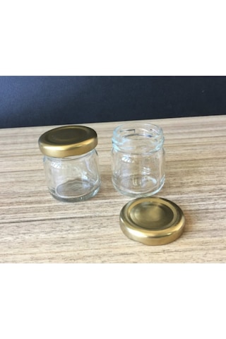 105 Adet 40 Cc Cam Kavanoz Gold Kapak Hediyelik Hobi Düğün Nişan Mini Kavanoz 105 Adet 40 Cc Cam Kavanoz Gold Kapak Hediyelik Hobi Düğün Nişan Mini Kavanoz