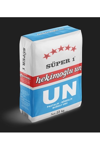 Hekimoğlu Un Süper1 Pastalık Böreklik Buğday Unu 25 KG