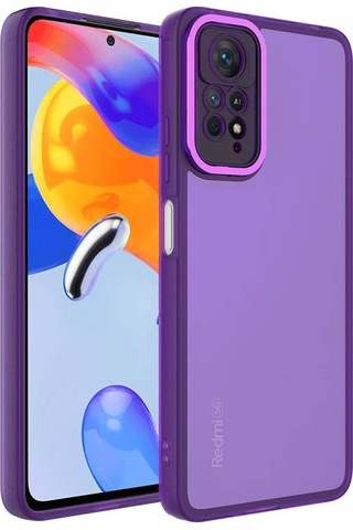 Xiaomi Redmi Note 11 Pro 5g İle Uyumlu Kılıf Kamera Korumalı Transparan Arka Yüzey Telefon Kılıfı