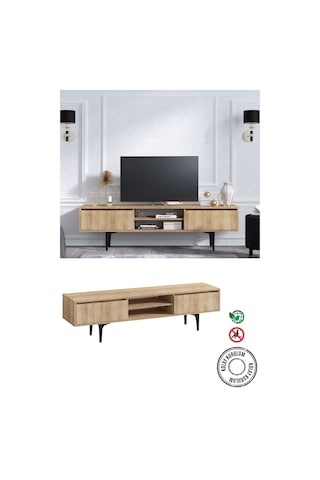 Decormet Artemis Tv Sehpası Safir Meşe Diğer