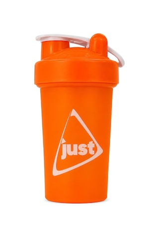 Just Shaker 550 Ml Ölçekli Ve Sızdırmaz Kapaklı Protein Shaker 2'li Set Turuncu+mavi Turuncu-mavi
