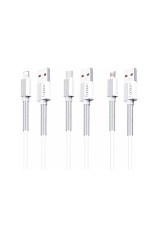 Earldom EC-137L 1 M 3a Kırılmaya Dayanıklı Lightning Hızlı Şarj Kablosu M414