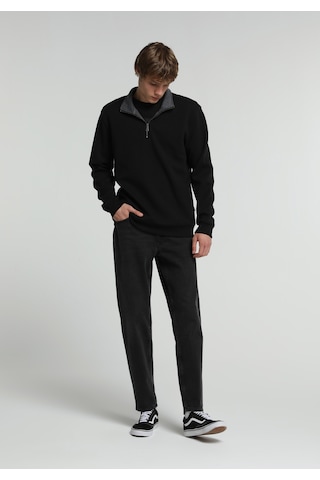 Colin's Colins Regular Fit Dik Yaka Düz Erkek Siyah Sweatshirt Cl1082805 Q1.v2 Blk