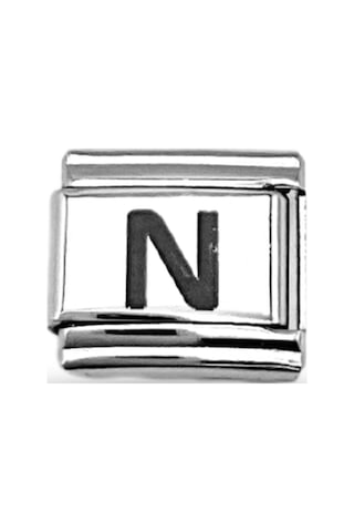 N Harf Charm Çelik Bileklik Aksesuarı Kişiye Özel Harf Modülü Minimal & Şık Tasarım Diğer