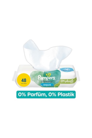 Prima Pampers Harmonie Islak Havlu Mendil Aqua Pure 48 Yaprak