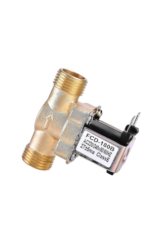 1/2" Ac 220v Normalde Kapalı Pirinç Elektrikli Solenoid Manyetik Vana Su Kontrolü İçin Kolay