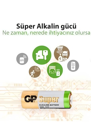 5 Adet 5li Kumanda Pili Gp Uzun Tip 23a