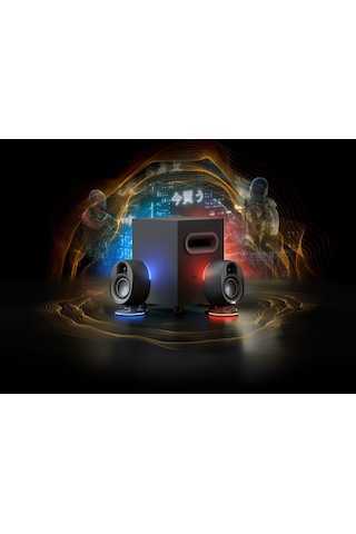 Arena 7 Rgb Aydınlatmalı 2.1 Oyun Hoparlörleri Siyah