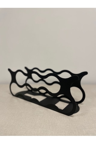 Api Design Dekoratif Metal Şarap Rafı 8'li