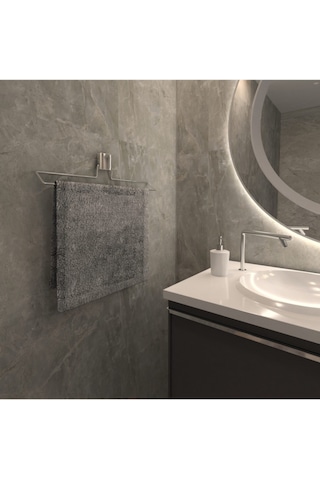 Decorev Dc-4781 Dekoratif Krom Uzun Havluluk Modern Banyo Aksesua Krom