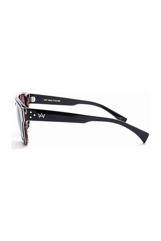 A M Eyewear Capt Jonny 74-bl-grg Kadın Güneş Gözlüğü Siyah