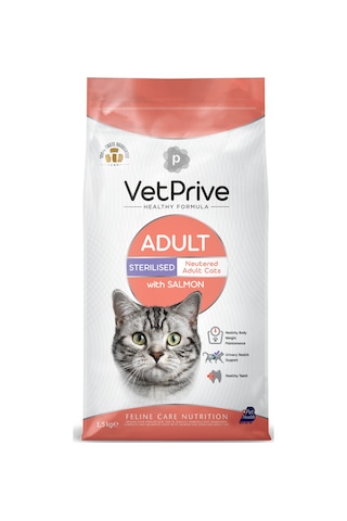 Sterilised Somonlu Kısır Kedi Maması 1.5 Kg