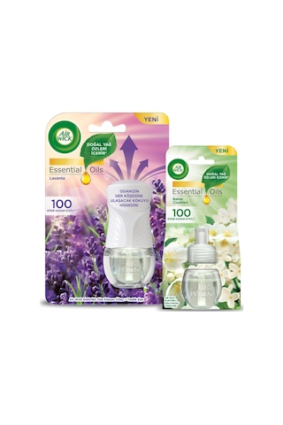 Air Wick Elektrikli Oda Kokusu Kit Lavanta 1 Cihaz 1 Koku + Yedek Şişe Bahar Çiçekleri Lavanta