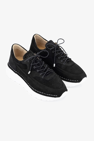Valmenti Zoe Kadın Siyah Süet Hakiki Deri Sneakers & Spor Ayakkabı 775 26511 Bn Ayk Y24 Siyah