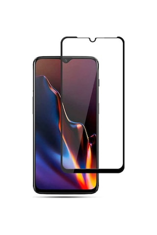 Galaxy A01 Zore Kenarları Kırılmaya Dayanıklı Cam Ekran Koruyucu