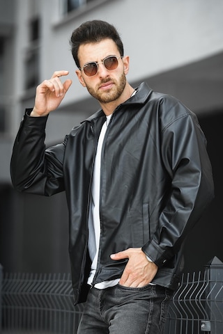 Oksit Vella Vintage Oversize Erkek Deri Ceket 001