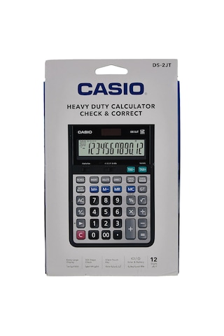 Casıo Ds-2jt Prof-masa Tipi 12 Hane İşlem Kontrol Genel