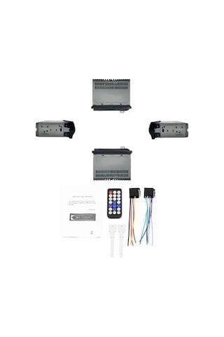 Bluetooth Oto Teyp Çift Usb'li Araba Teyibi Kumandalı Oto Teyip Mp3 Çalar