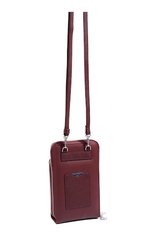 Silver Polo Sp1011 Kadın Telefon Çantası Düz Bordo-bordo