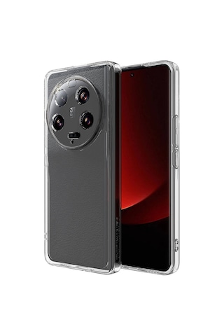 Xiaomi Mi 13 Ultra Kilif Lens Kamera Korumali Lüx Seffaf