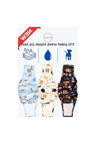 Erkek Köpek Çiş Bezleri, 3'lü Avantajlı Paket
