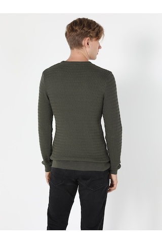 Colin's Slim Fit Haki Erkek Kazak CL1056031_Q1.V1_KHA