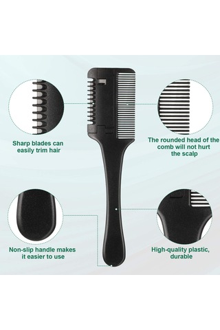 Jilet Tarak İnce Saç Tarağı Kuaförlük Jilet Tarak Saç Kesimi