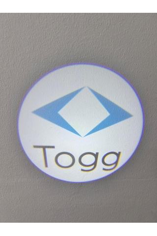 Toog Araçlar İçin Pilli Yapıştırmalı Kapı Altı Led Logo-projektör