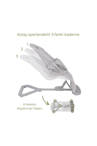 Will Bouncer Side Ana Kucağı - Anthracite & Ana Kucağı Oyuncağı Koala Natural
