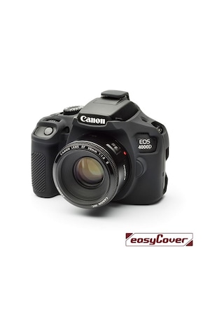 Easycover Canon 4000D Silikon Kılıf Ecc4000Db (Siyah)