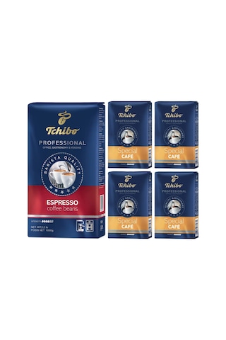Professional Espresso Çekirdek Kahve 1 Kg & Tchibo Professional Special Filtre Kahve 250g X 4 Adet Professional Espresso Çekirdek Kahve 1 Kg & Tchibo Professional Special Filtre Kahve 250g X 4 Adet