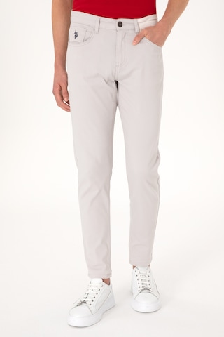 U.s. Polo Assn. Erkek Açık Gri Pantolon Kanvas-chino 50309126-vr001 Acık Grı
