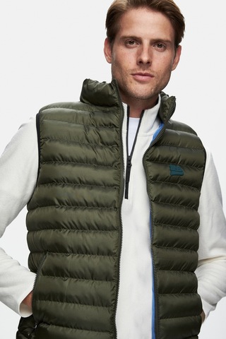 Blume Yeşil Fermuarlı Ve Cepli Polyester Standard Fit Erkek Yelek Yeşil