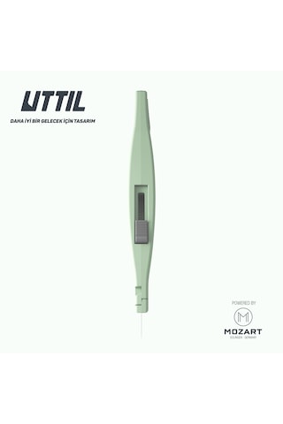 Uttıl Pruk06-h Otomatik Geri Çekmeli Kanca Bıçaklı Güvenlik Maket Bıçağı Güçlü Vidasız Gövde