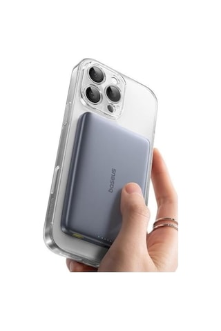 Picogo Ultra-slim Qi2 Magsafe Kablosuz Şarj Gri 10000 Mah Hızlı Şarj Powerbank