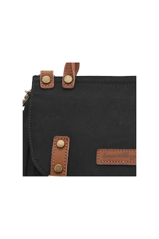 Kanvas Kumaş Kadın Çantası Elden Tutmalı Smart Bags 1327 Siyah