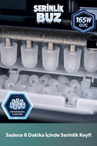 Homend IceBar X8 Hızlı Buz Yapma Makinesi